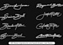 draw professional scripted unique real handwritten signature